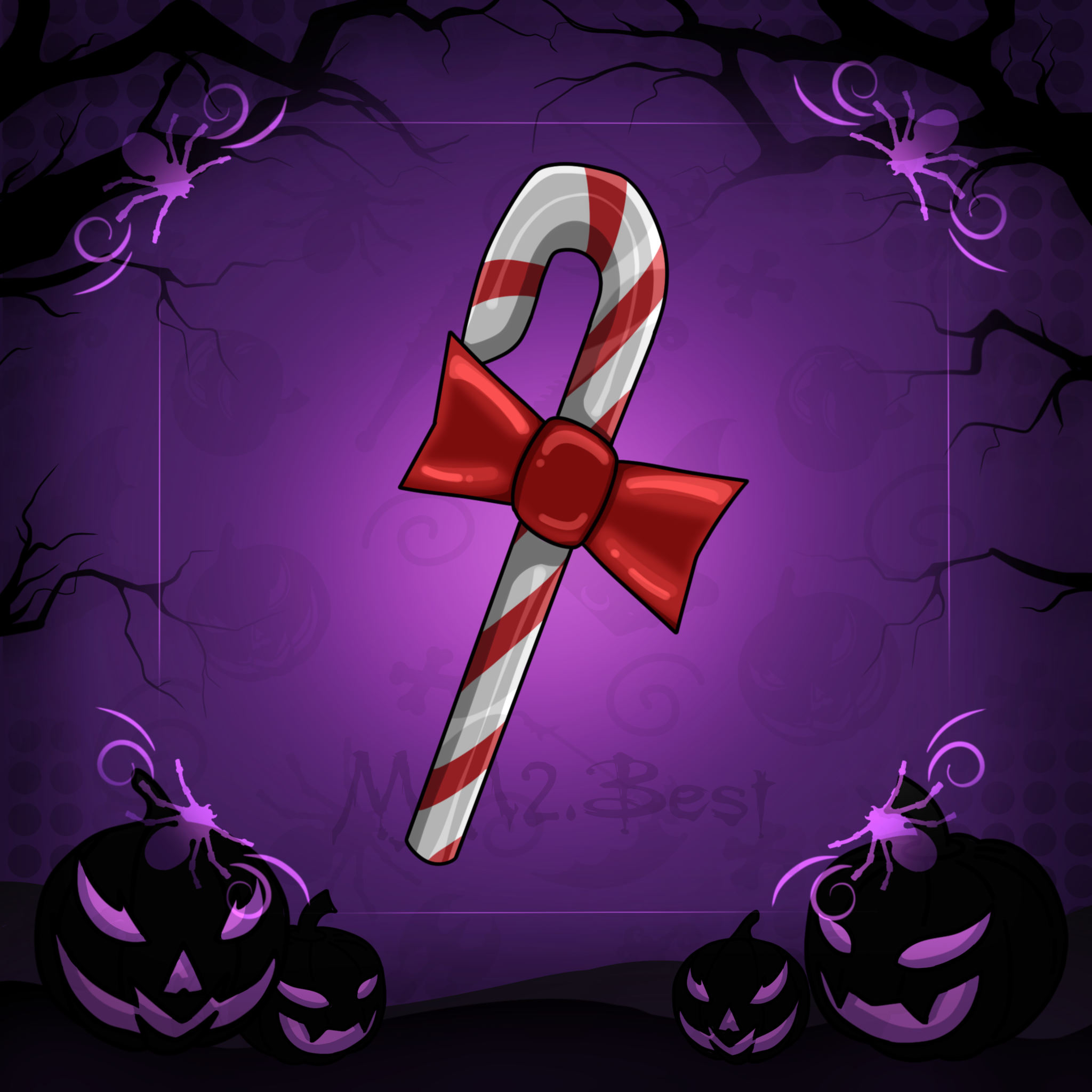 Candy Cane Knife Candy cane knife