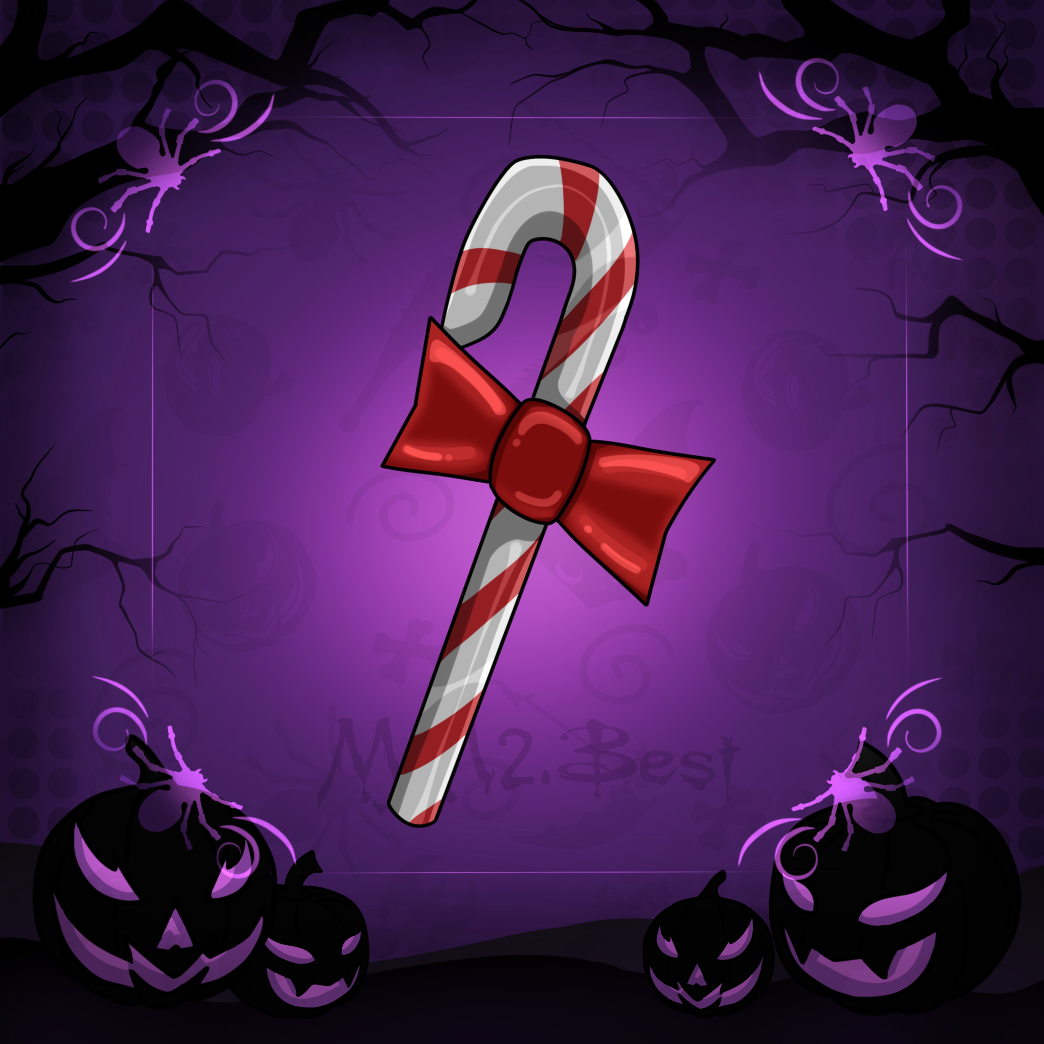 Candy Cane Knife