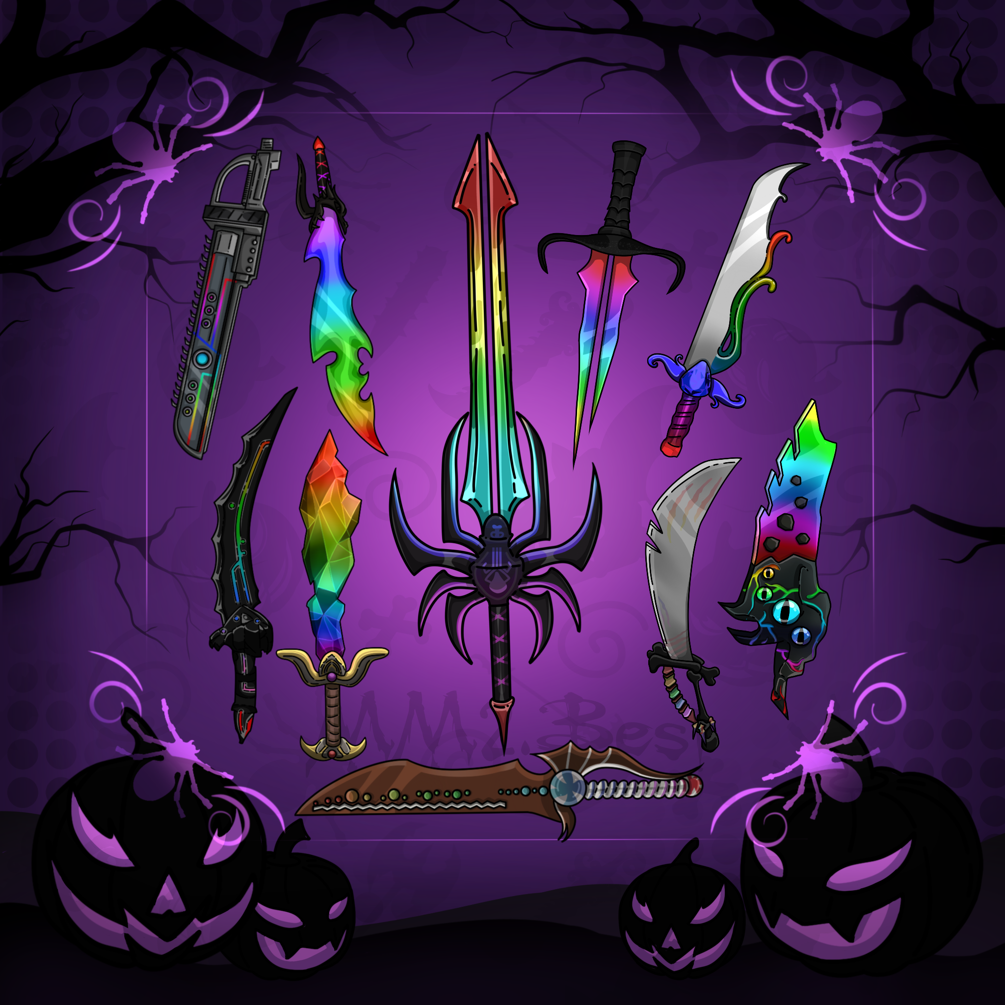 Full Chroma Knives Set